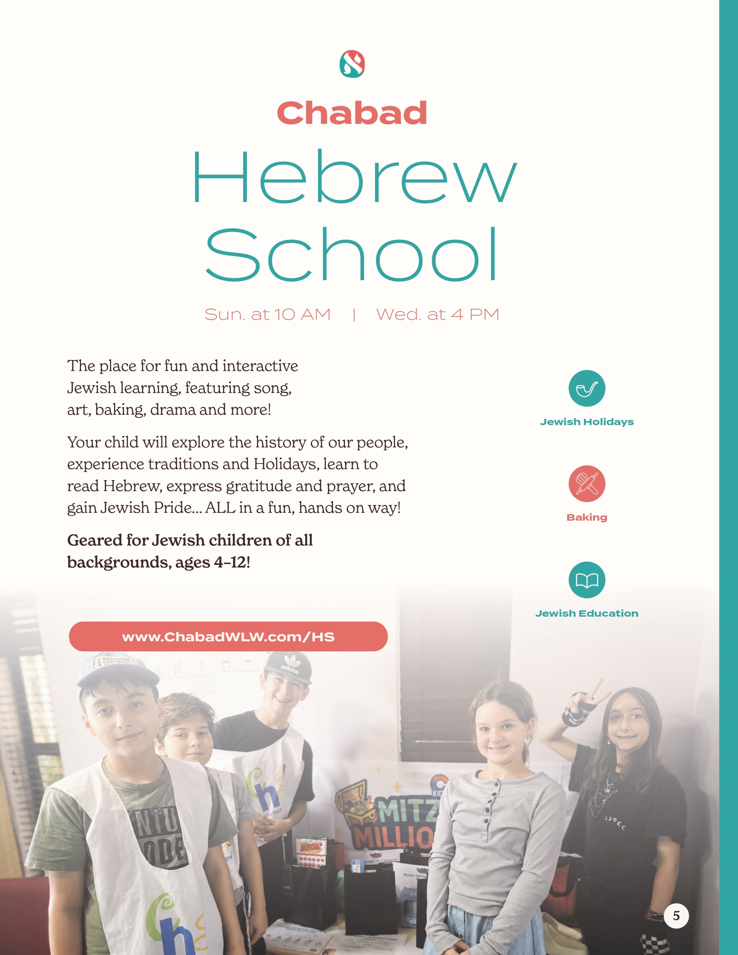 Chabad Hebrew School - Program Guide